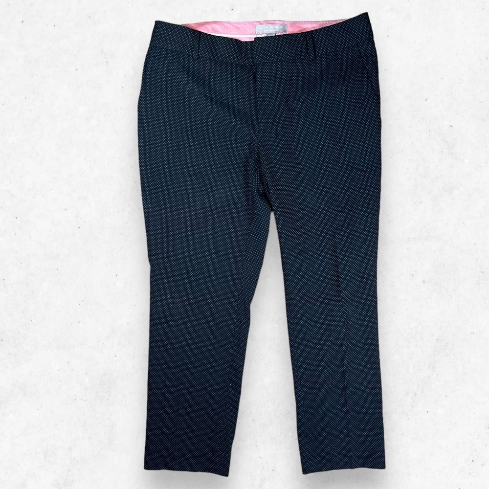Banana Republic Black with white dots Cropped Pants